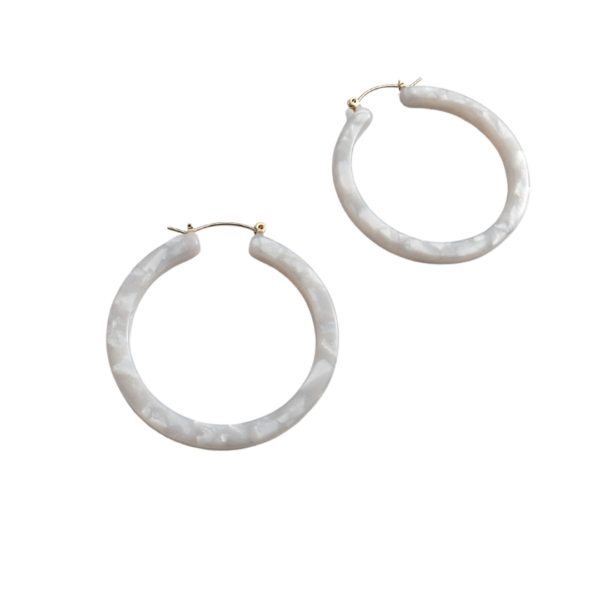 Hoop Cloud Earrings - Image 2